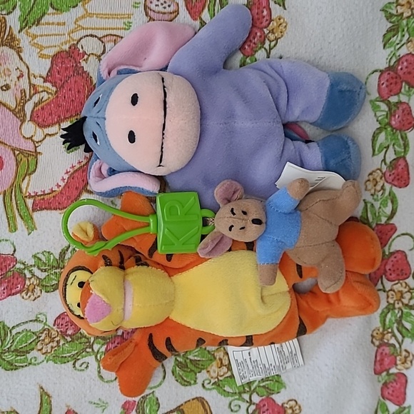 Disney Winnie The Pooh Beanie Plush Bundle - Picture 1 of 7